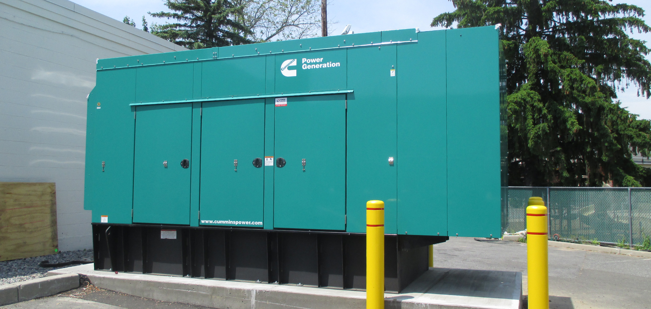 Fully installed new commercial generator 