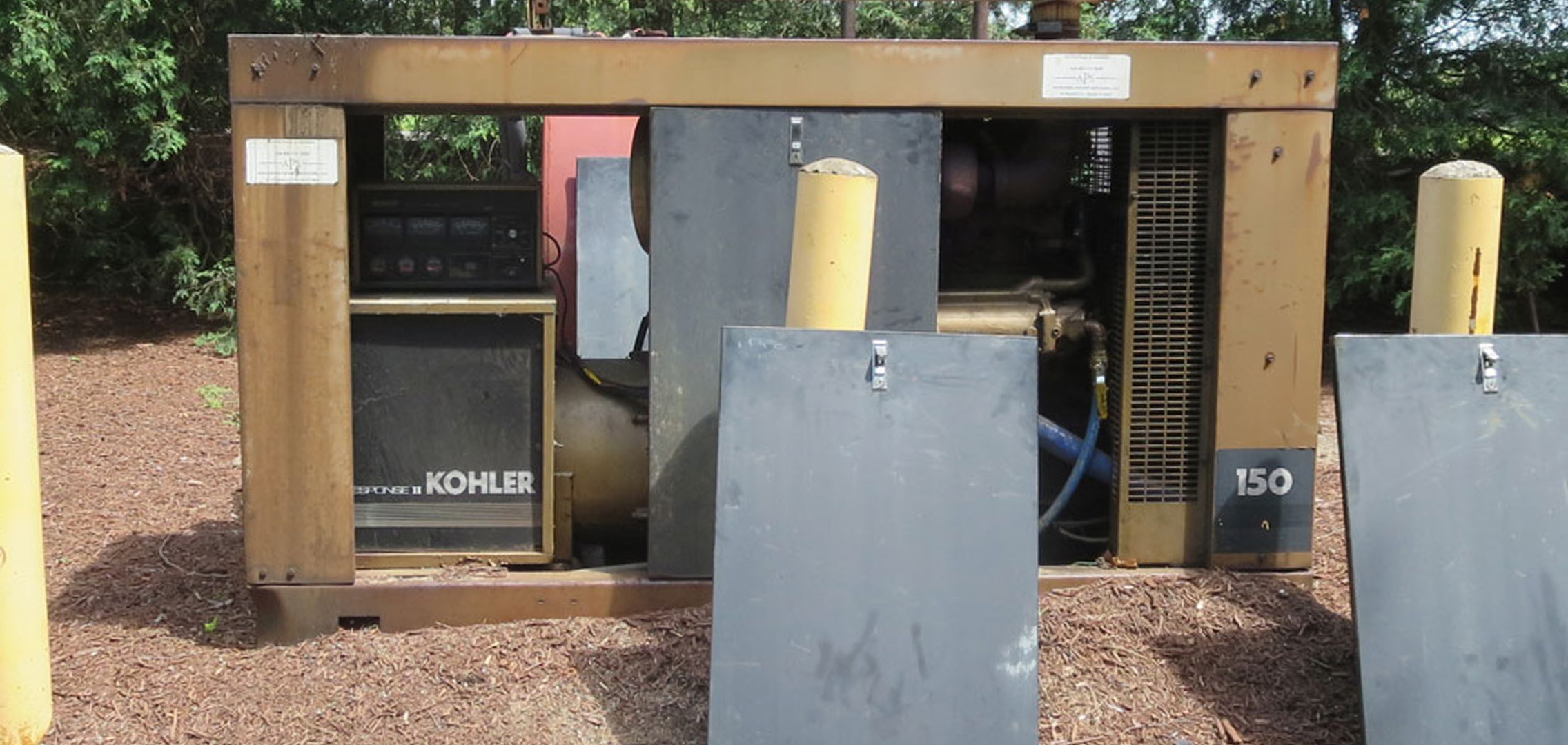 Older commercial generator